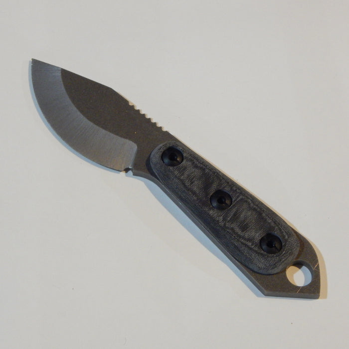 2023 Shed Knives Skur in Midnight Black G-10 Stock photo