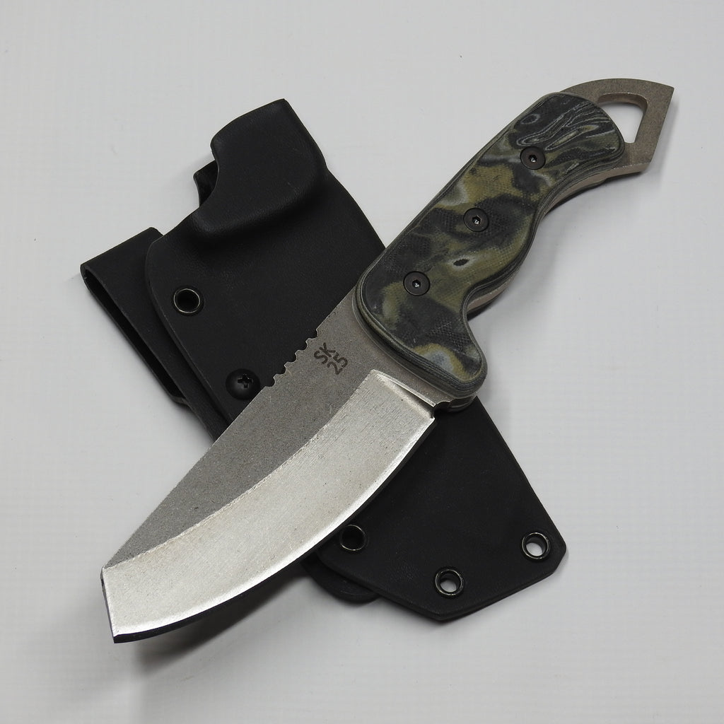 Shedknives.com: 2025 Shed Knives Sheepsfoot hunting fixed blade bushcraft field knife g-10 154-CM steel outdoors camping full tang 
