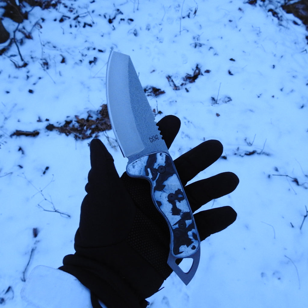 Shedknives.com: 2025 Shed Knives Sheepsfoot hunting fixed blade bushcraft field knife g-10 154-CM steel outdoors camping full tang blade