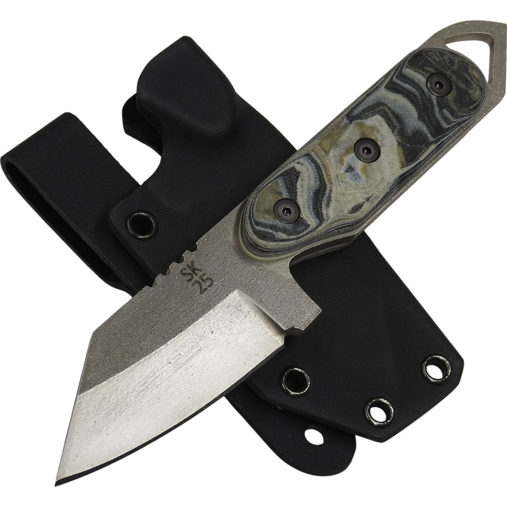 Shedknives.com: 2025 Shed Knives US Tanto hunting fixed blade bushcraft field knife g-10 154-CM steel outdoors camping full tang 