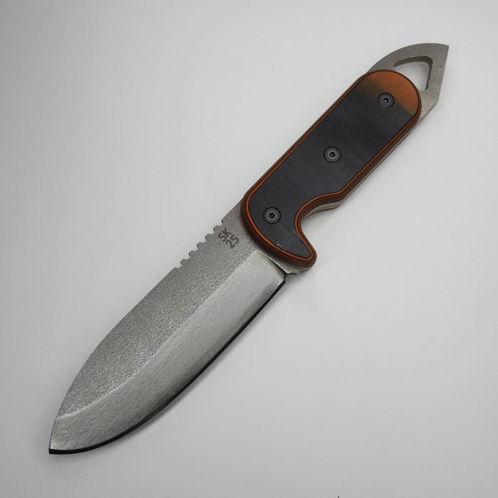 Shedknives.com: 2025 Shed Knives Visionary Buschraft Knife with Sheath, Full Tang Knife Fixed Blade Camping Knife, Large Blade Outdoors Knife Survival Knife with G-10 Handle, hunting, fishing, camping, hiking, 154-CM steel blade 100% USA Made