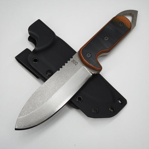 Shedknives.com: 2025 Shed Knives Visionary Buschraft Knife with Sheath, Full Tang Knife Fixed Blade Camping Knife, Large Blade Outdoors Knife Survival Knife with G-10 Handle, hunting, fishing, camping, hiking, 154-CM steel blade 100% USA Made