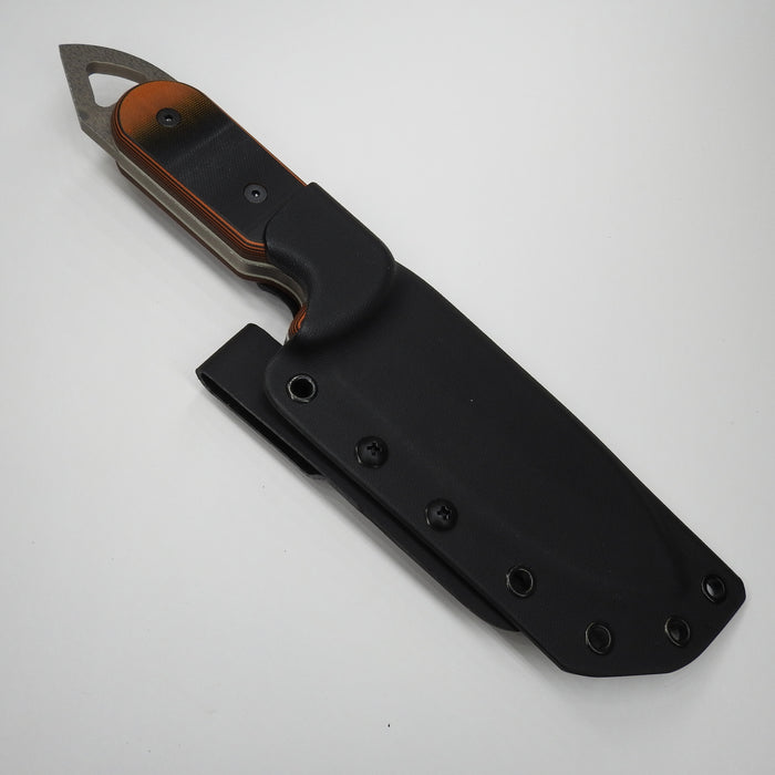 Shedknives.com: 2025 Shed Knives Visionary Buschraft Knife with Sheath, Full Tang Knife Fixed Blade Camping Knife, Large Blade Outdoors Knife Survival Knife with G-10 Handle, hunting, fishing, camping, hiking, 154-CM steel blade 100% USA Made