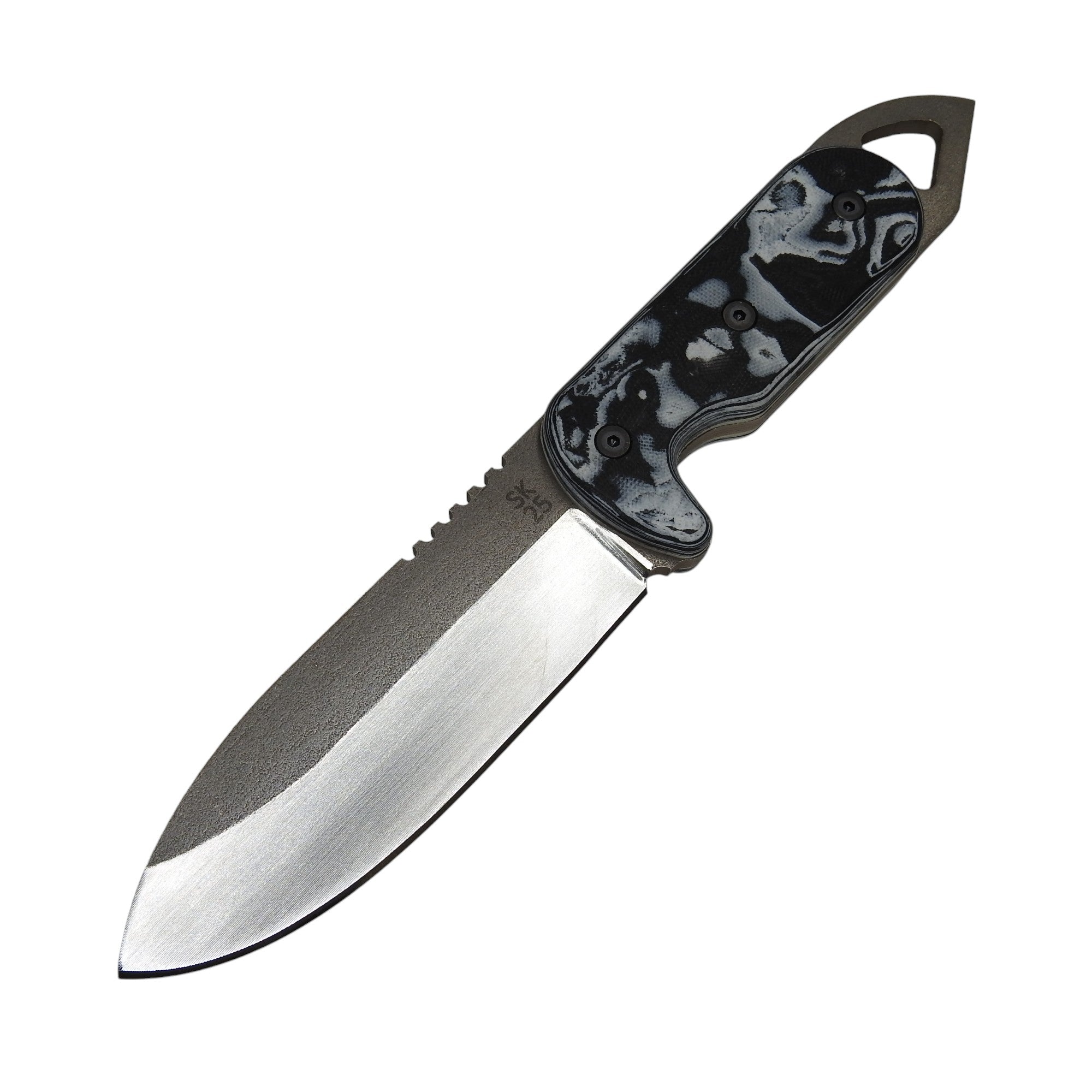 Shedknives.com: 2025 Shed Knives Visionary Buschraft Knife with Sheath, Full Tang Knife Fixed Blade Camping Knife, Large Blade Outdoors Knife Survival Knife with G-10 