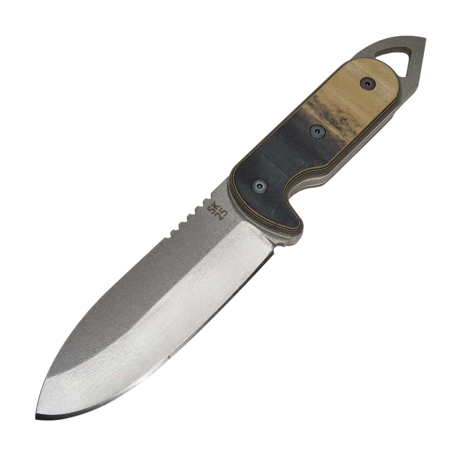 Shedknives.com: 2025 Shed Knives Visionary Buschraft Knife with Sheath, Full Tang Knife Fixed Blade Camping Knife, Large Blade Outdoors Knife Survival Knife with G-10 