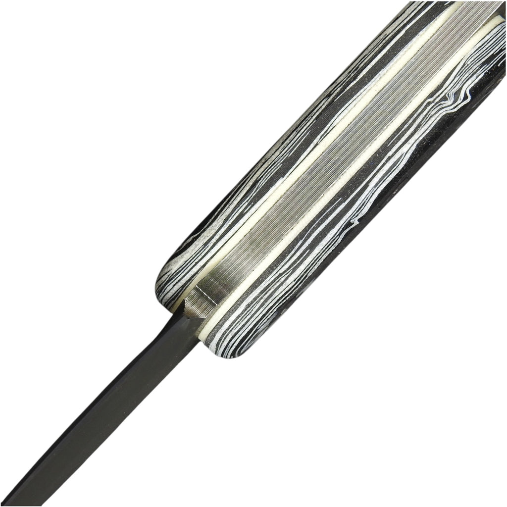 Shedknives.com: 2025 Shed Knives Skur Buschraft Knife with Sheath, Full Tang Knife Fixed Blade Camping Knife, Large Blade Outdoors Knife Survival Knife with G-10 Handle, hunting, fishing, camping, hiking, 154-CM steel blade 100% USA Made