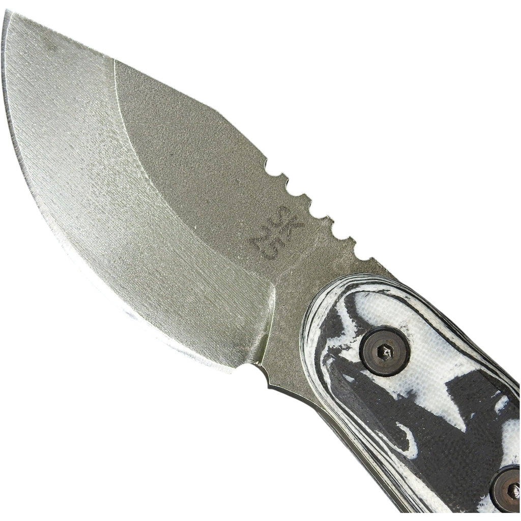 Shedknives.com: 2025 Shed Knives Skur Buschraft Knife with Sheath, Full Tang Knife Fixed Blade Camping Knife, Large Blade Outdoors Knife Survival Knife with G-10 Handle, hunting, fishing, camping, hiking, 154-CM steel blade 100% USA Made