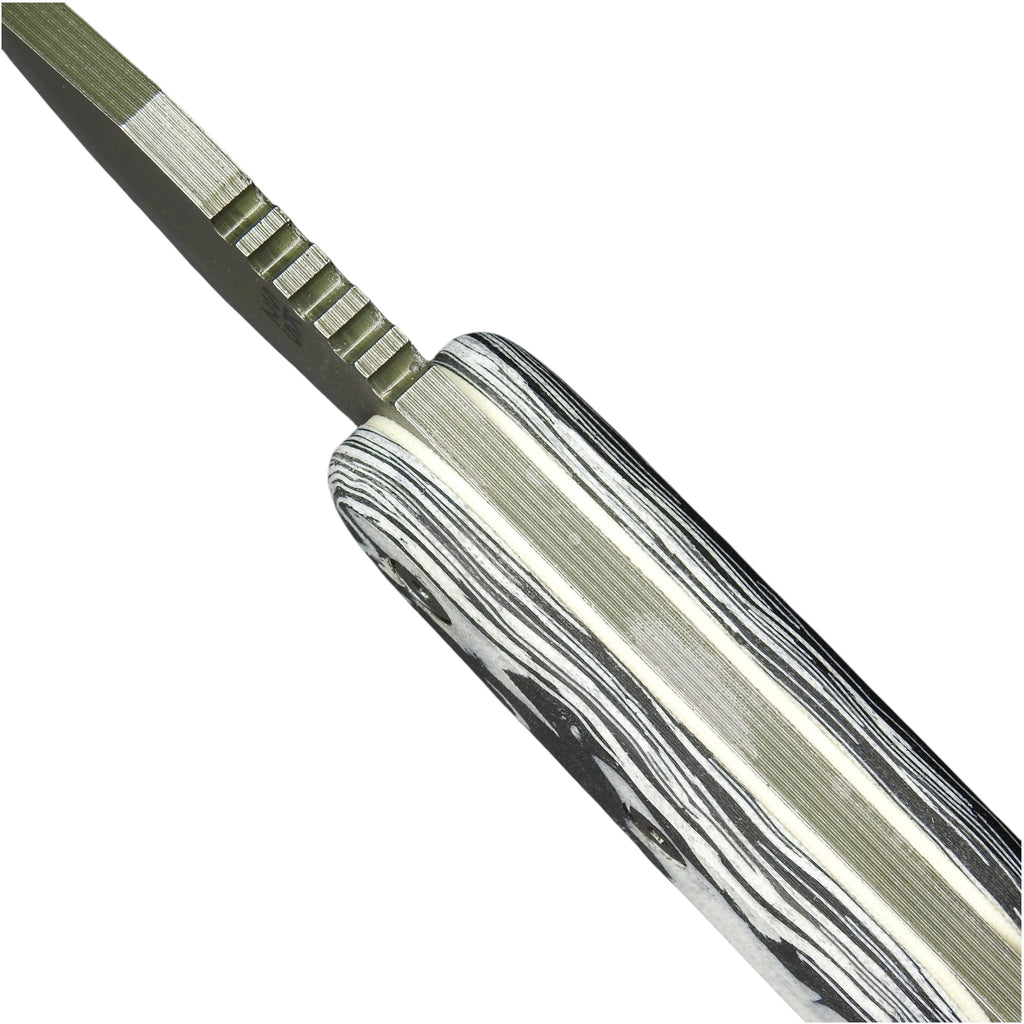 Shedknives.com: 2025 Shed Knives Skur Buschraft Knife with Sheath, Full Tang Knife Fixed Blade Camping Knife, Large Blade Outdoors Knife Survival Knife with G-10 Handle, hunting, fishing, camping, hiking, 154-CM steel blade 100% USA Made