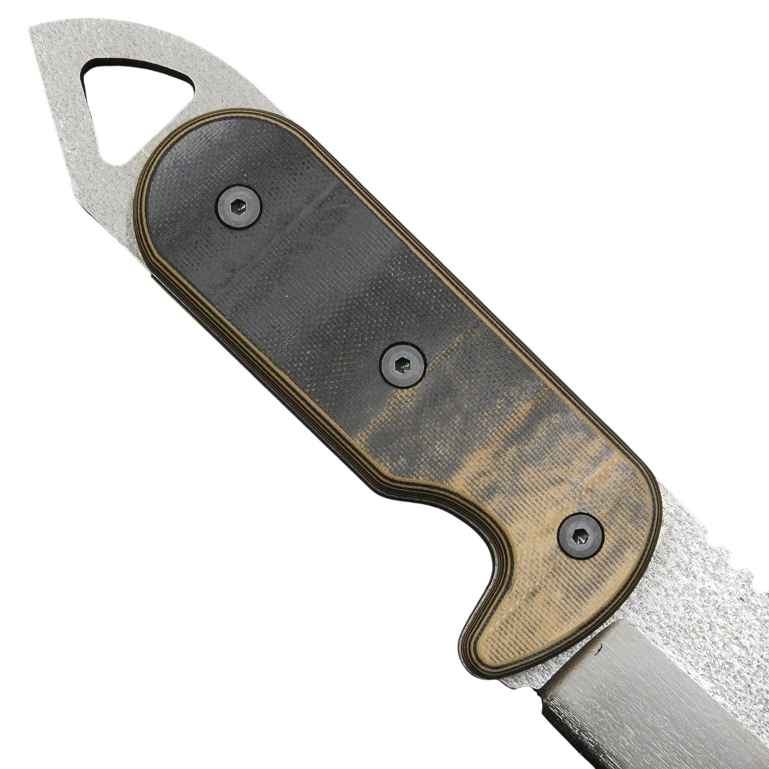 Shedknives.com: 2025 Shed Knives Visionary Buschraft Knife with Sheath, Full Tang Knife Fixed Blade Camping Knife, Large Blade Outdoors Knife Survival Knife with G-10 