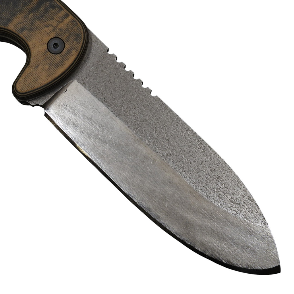 Shedknives.com: 2025 Shed Knives Visionary Buschraft Knife with Sheath, Full Tang Knife Fixed Blade Camping Knife, Large Blade Outdoors Knife Survival Knife with G-10 