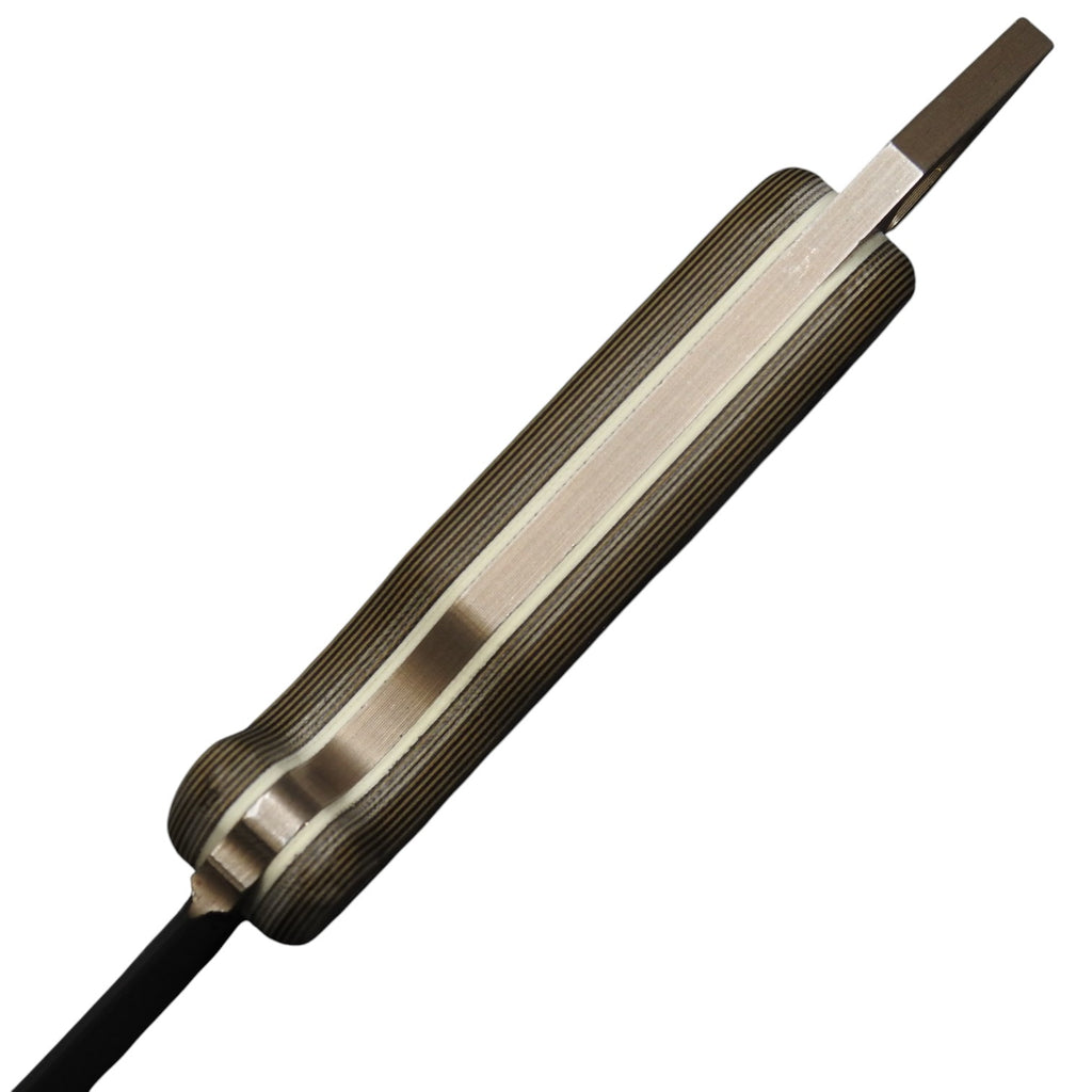 Shedknives.com: 2025 Shed Knives Visionary Buschraft Knife with Sheath, Full Tang Knife Fixed Blade Camping Knife, Large Blade Outdoors Knife Survival Knife with G-10 