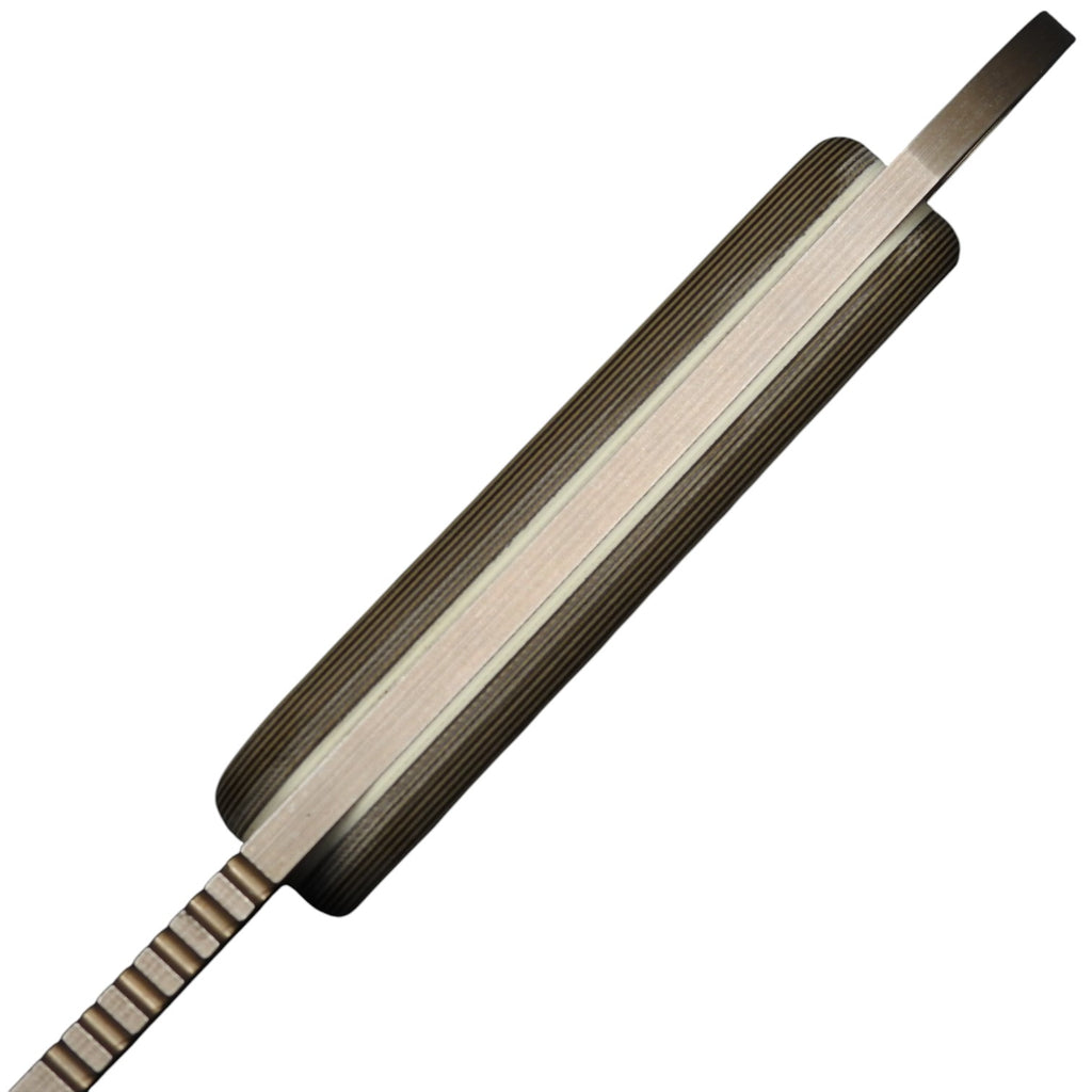 Shedknives.com: 2025 Shed Knives Visionary Buschraft Knife with Sheath, Full Tang Knife Fixed Blade Camping Knife, Large Blade Outdoors Knife Survival Knife with G-10 