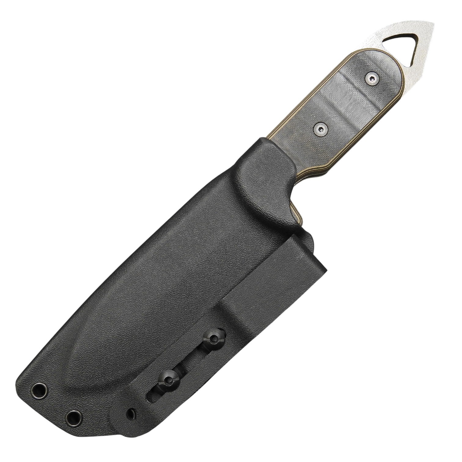 Shedknives.com: 2025 Shed Knives Visionary Buschraft Knife with Sheath, Full Tang Knife Fixed Blade Camping Knife, Large Blade Outdoors Knife Survival Knife with G-10 