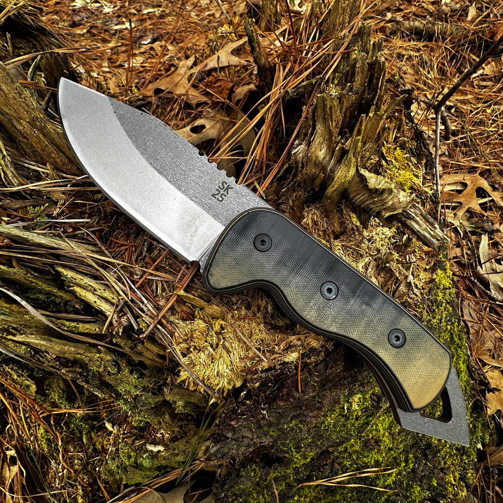 Shedknives.com: 2025 Shed Knives Tuatara hunting fixed blade bushcraft field knife g-10 154-CM steel outdoors camping full tang 