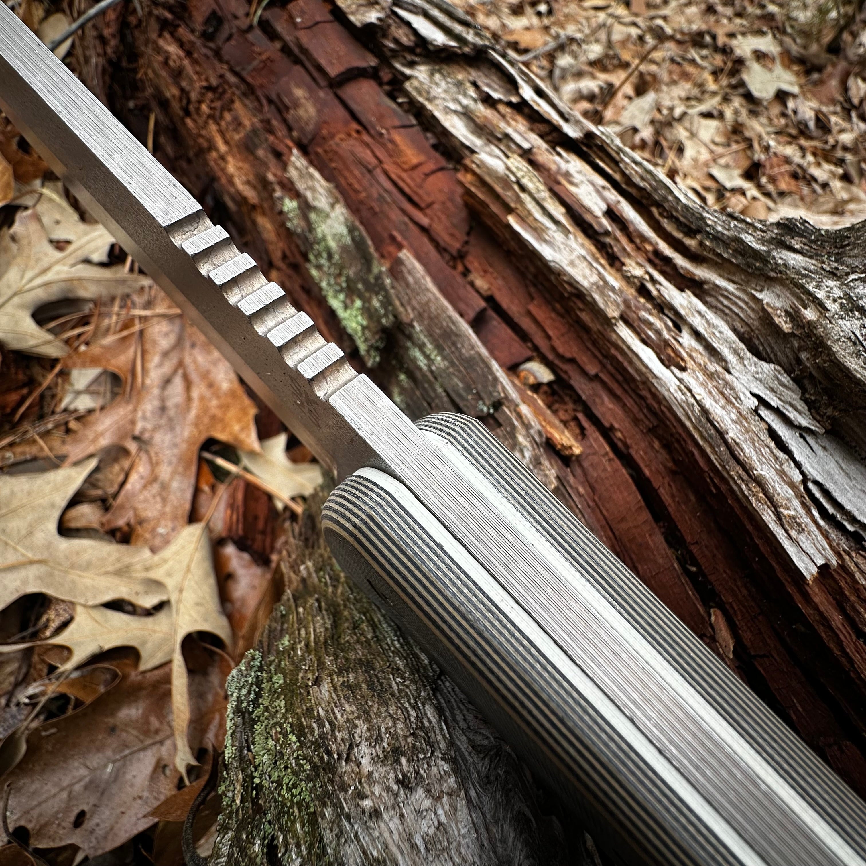 Shedknives.com: 2025 Shed Knives Momentum Buschraft Knife with Sheath, Full Tang Knife Fixed Blade Camping Knife, Large Blade Outdoors Knife Survival Knife with G-10 Handle, hunting, fishing, camping, hiking, 154-CM steel blade 100% USA Made