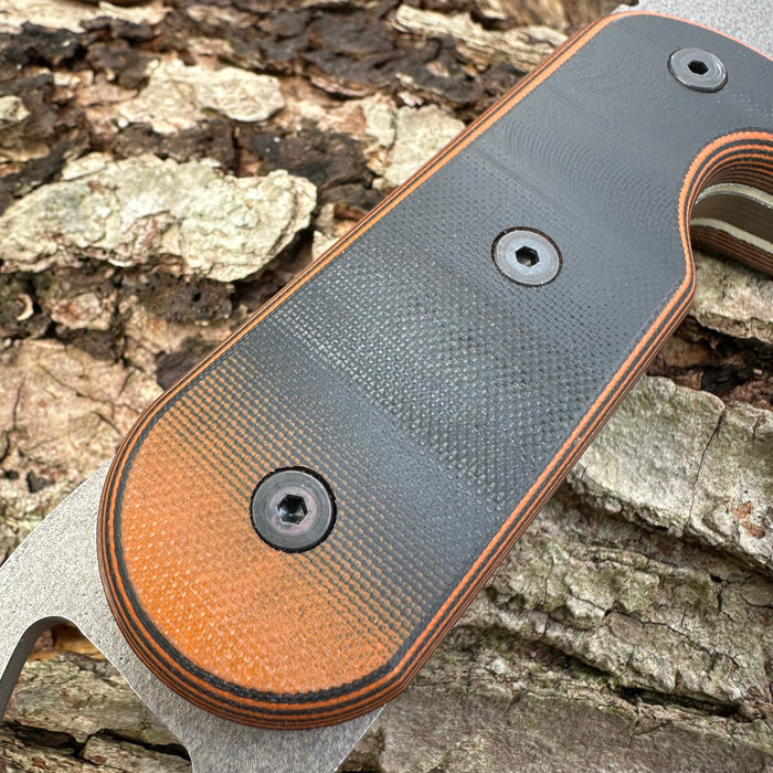 Shedknives.com: 2025 Shed Knives Visionary Buschraft Knife with Sheath, Full Tang Knife Fixed Blade Camping Knife, Large Blade Outdoors Knife Survival Knife with G-10 Handle, hunting, fishing, camping, hiking, 154-CM steel blade 100% USA Made