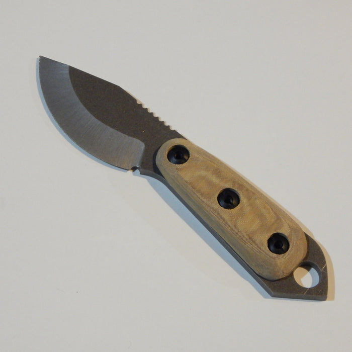 2023 Shed Knives Skur in Coyote Tan G-10 Stock photo
