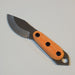 2023 Shed Knives Skur in Skur Orange G-10 stock photo