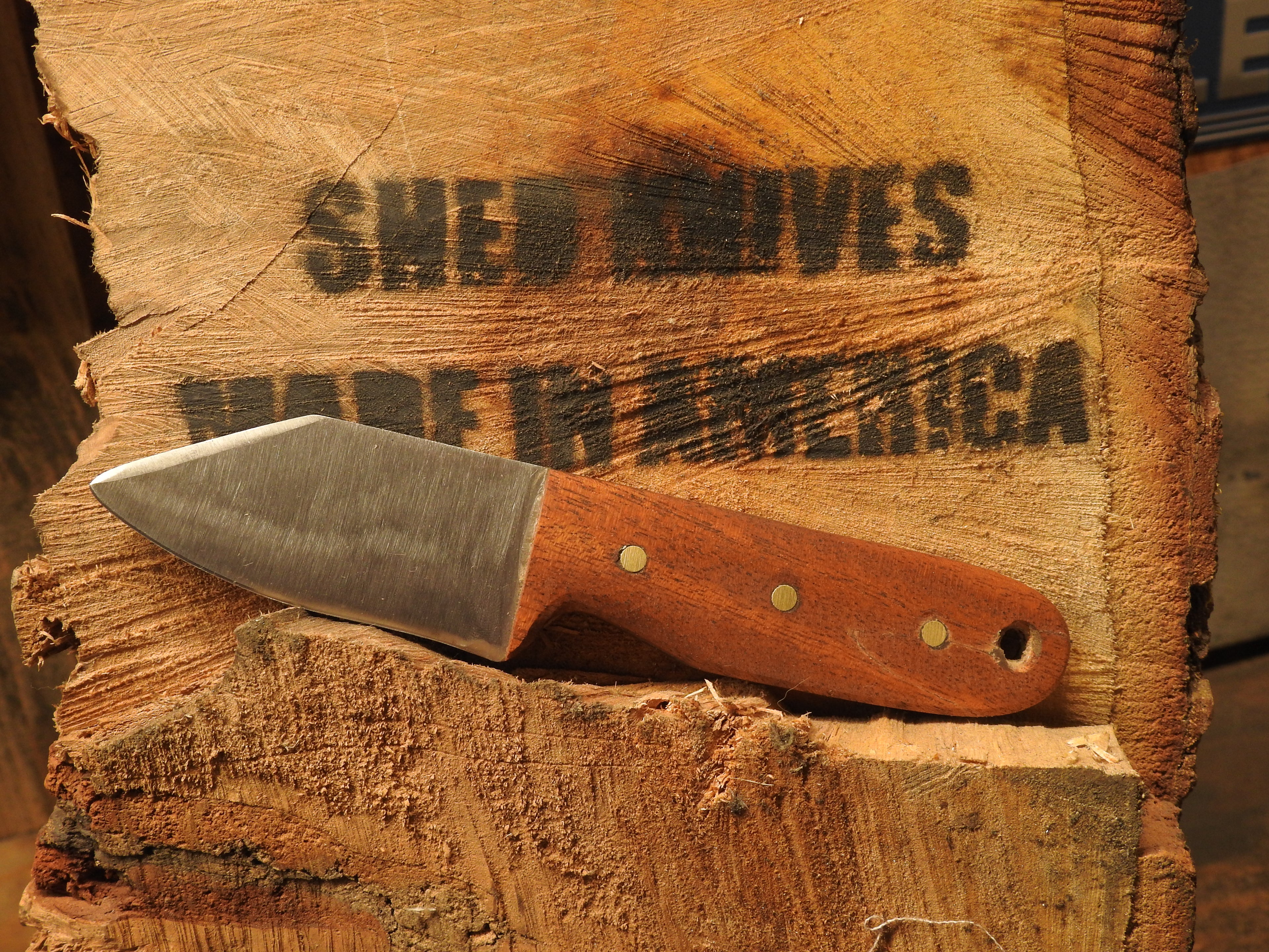 Mahogany Wood 2020 Drop Point